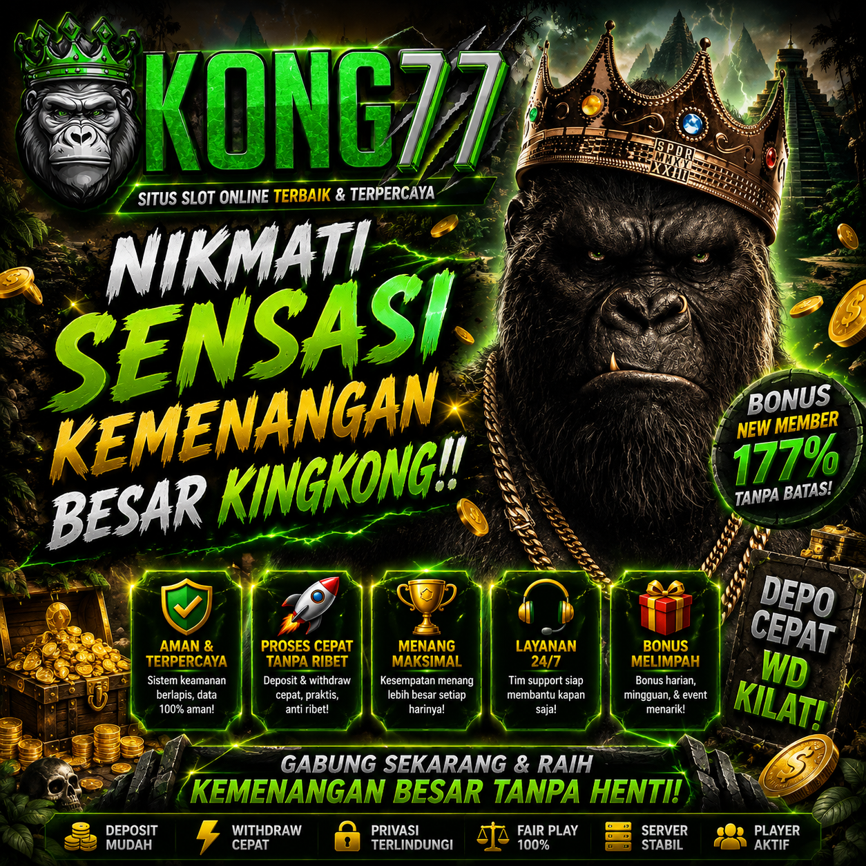 Banner Game Online KONG77