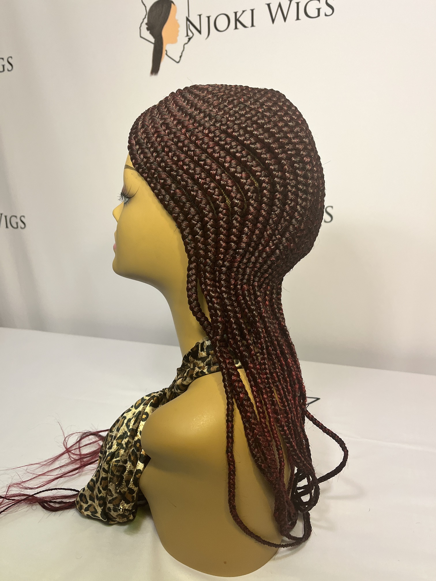 Straight back Conrow Wigs - Njoki Wigs